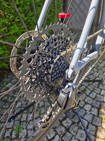 Open WI.DE. Force/Eagle AXS 2022 2022 Road & Gravel usato, Grigio chiaro — immagine 3 di 10