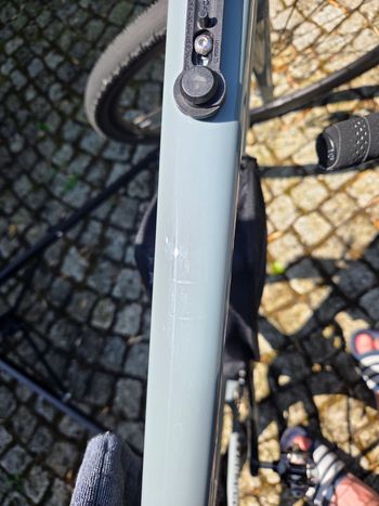 Open WI.DE. Force/Eagle AXS 2022 2022 Road & Gravel usato, Grigio chiaro — immagine 9 di 10