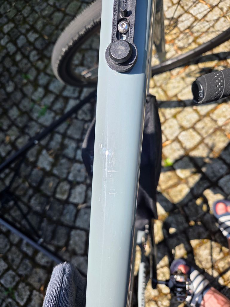 Open WI.DE. Force/Eagle AXS 2022 2022 Road & Gravel usato, Grigio chiaro — immagine 9 di 10