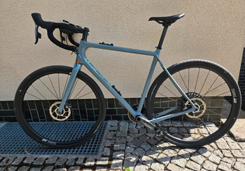 Open WI.DE. Force/Eagle AXS 2022 2022 Road & Gravel usato, Grigio chiaro — immagine 10 di 10
