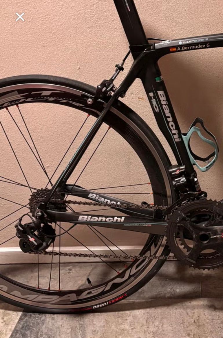 Brugt Bianchi Oltre Campagnolo Super Record EPS 2015 Road & Gravel — billede 3 af 8