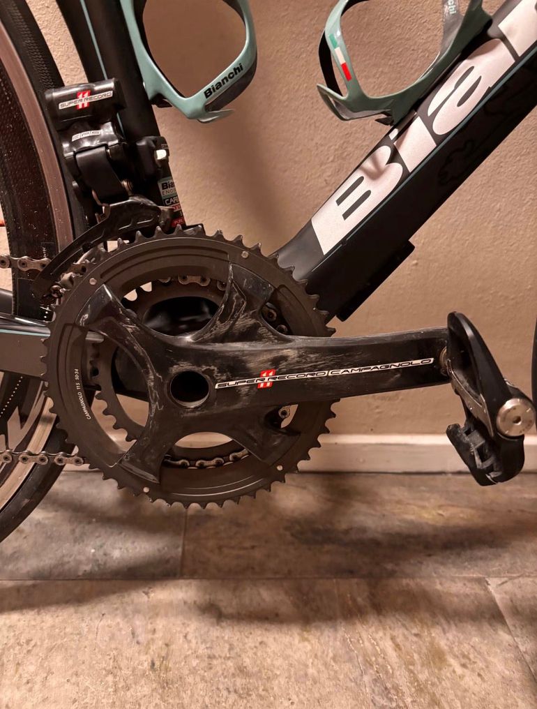 Brugt Bianchi Oltre Campagnolo Super Record EPS 2015 Road & Gravel — billede 7 af 8