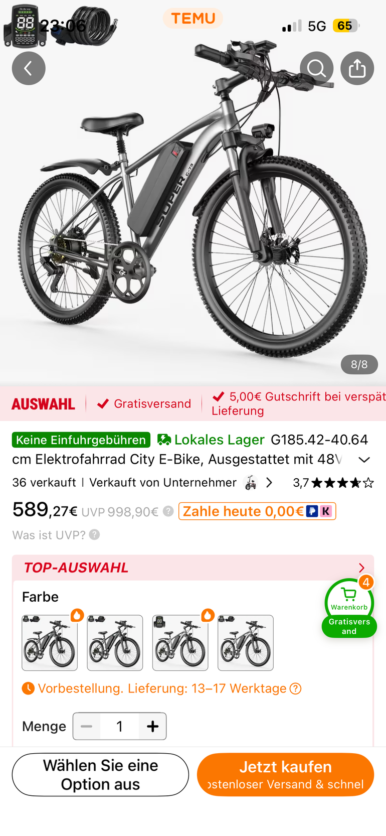 Brugt Super73 Riding Times 2026 Mountainbike — billede 6 af 7