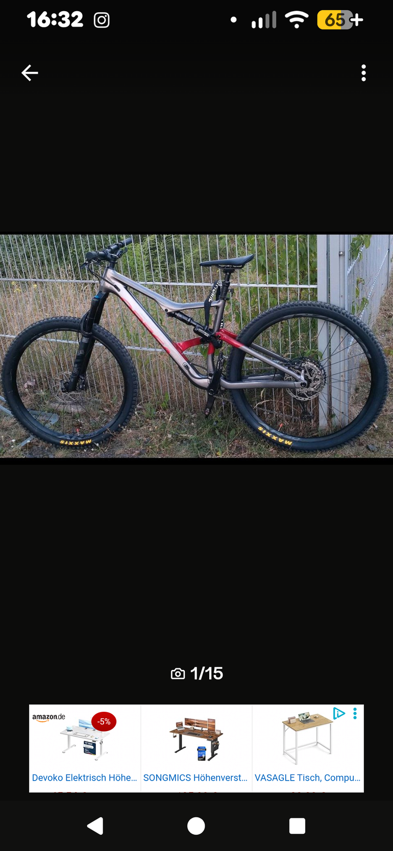 Brugt Orbea o OCCAM H10 2022 Mountainbike — billede 3 af 11