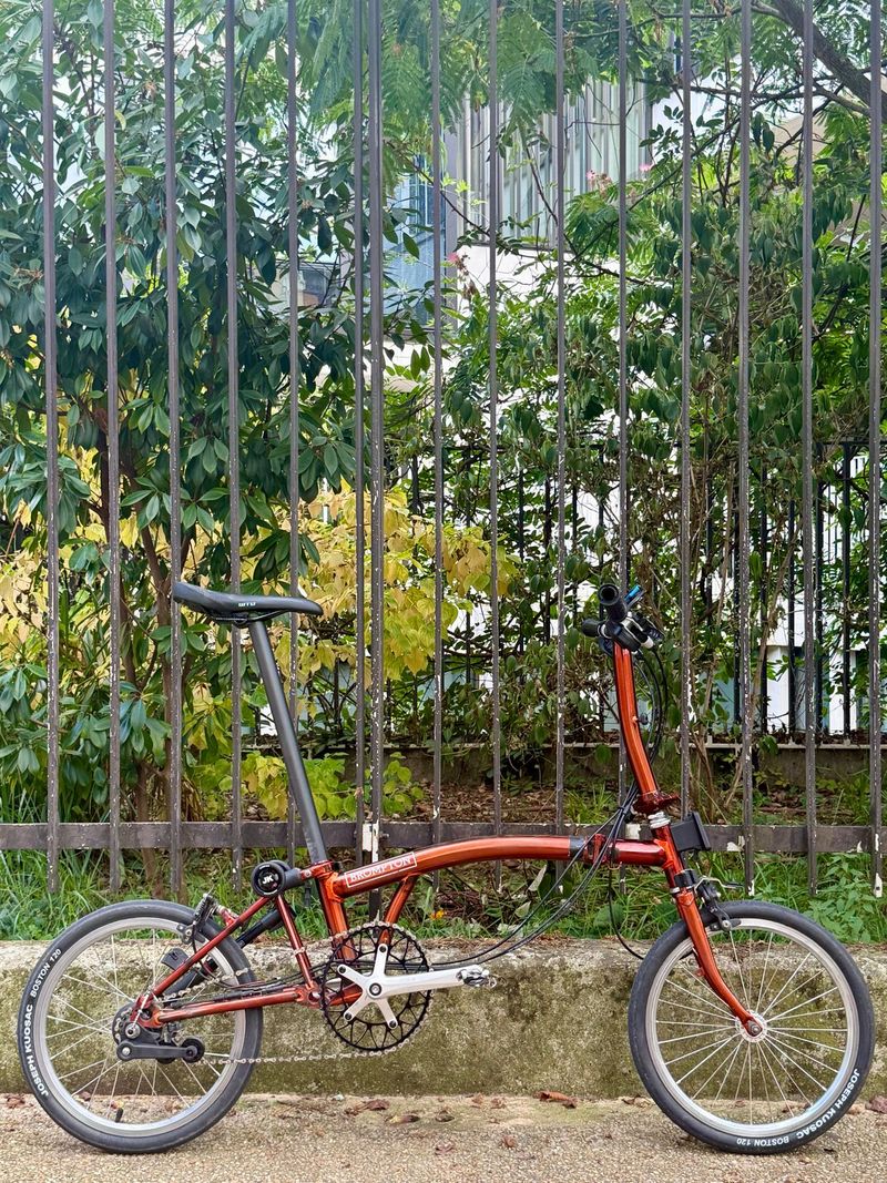 Used Brompton M6L Flame Lacquer + accessoires 2020 Urban & Touring