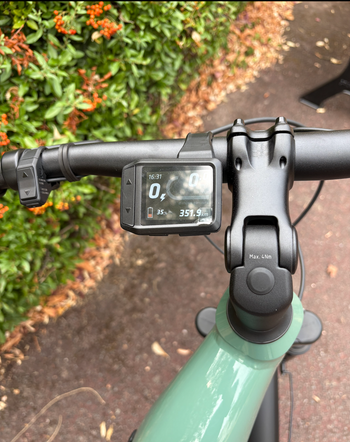 ROCKRIDER Vélo tout chemin électrique -ROCKRIDER - E ACTV 500 GREEN 2024 Urban usato, Verde — immagine 3 di 6
