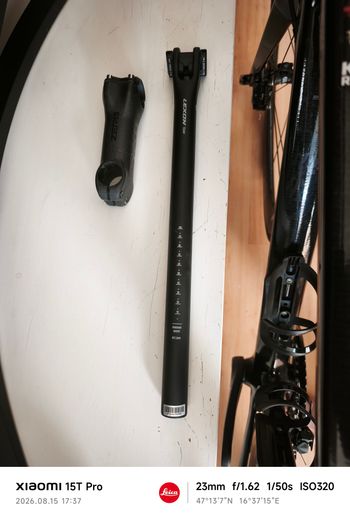 Gebrauchtes Bianchi Sprint 105 2023 2023 Road & Gravel, Schwarz — Bild 4 von 10