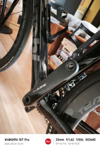 Gebrauchtes Bianchi Sprint 105 2023 2023 Road & Gravel, Schwarz — Bild 5 von 10