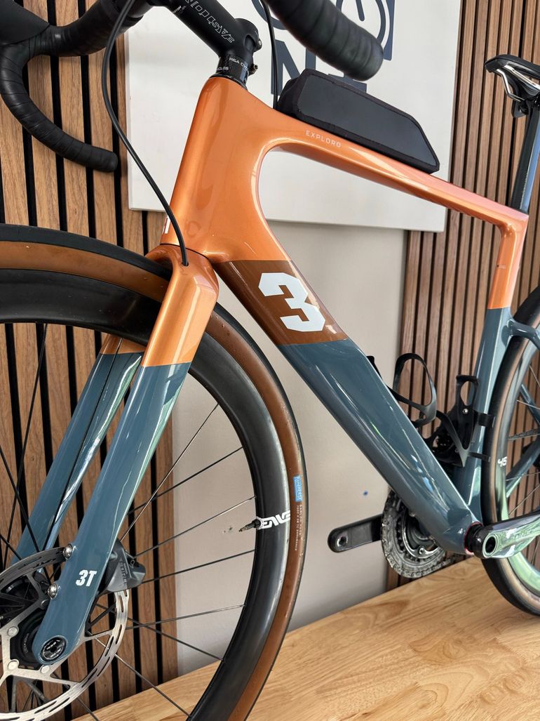 Used 3T Exploro SRAM Force eTap AXS 2021 Road & Gravel, Orange — image 23 of 27