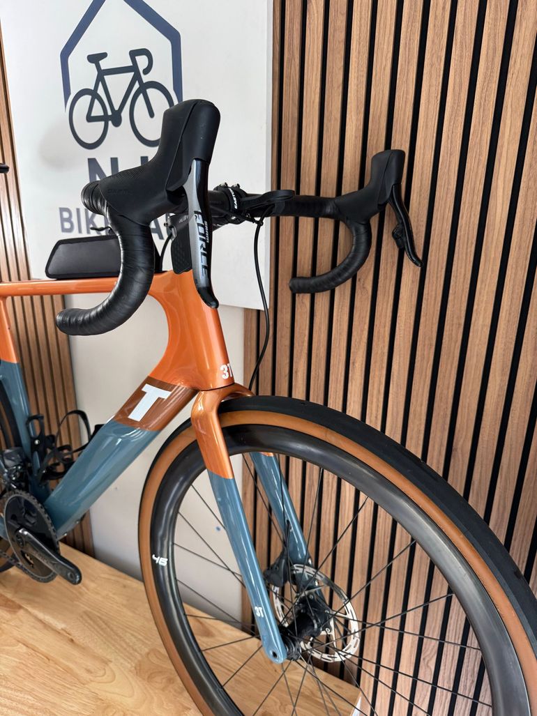 Used 3T Exploro SRAM Force eTap AXS 2021 Road & Gravel, Orange — image 8 of 27