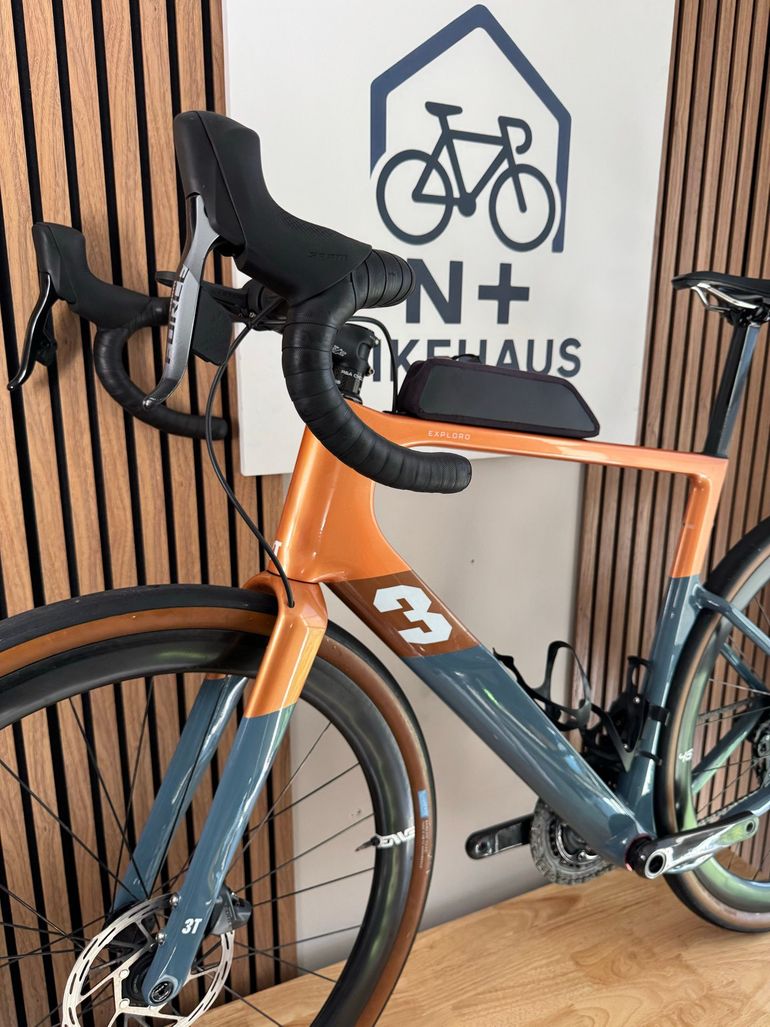 Used 3T Exploro SRAM Force eTap AXS 2021 Road & Gravel, Orange — image 22 of 27