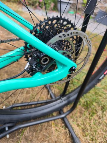 ROCKRIDER Custom SRAM GX Eagle 2024 Mountainbike usato, Verde — immagine 3 di 18