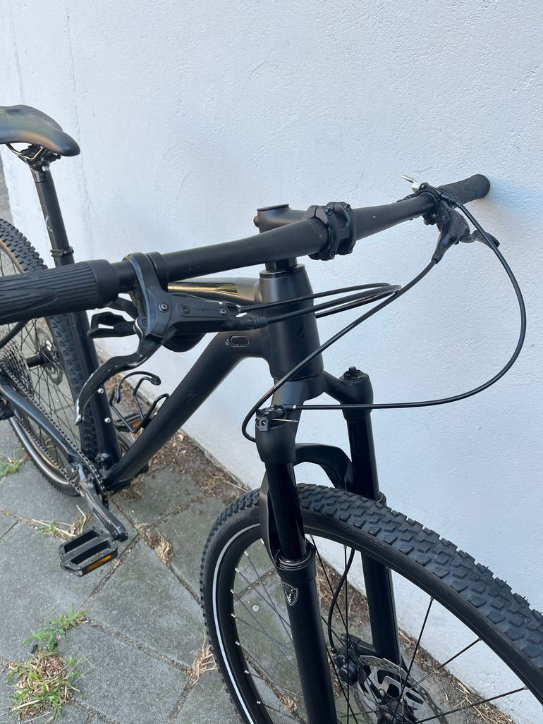 Gebrauchtes Merida Big nine Shimano Deore 2022 Mountainbike, Schwarz — Bild 5 von 12