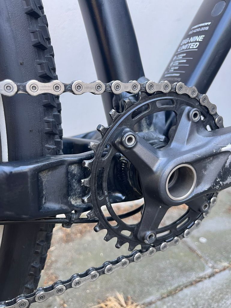 Gebrauchtes Merida Big nine Shimano Deore 2022 Mountainbike, Schwarz — Bild 10 von 12