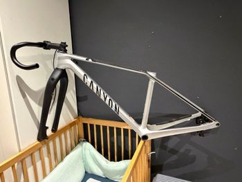 Used Canyon Exceed CF 7 2023 Frameset 2023 Mountainbike, Light Gray, 29 — image 4 of 5