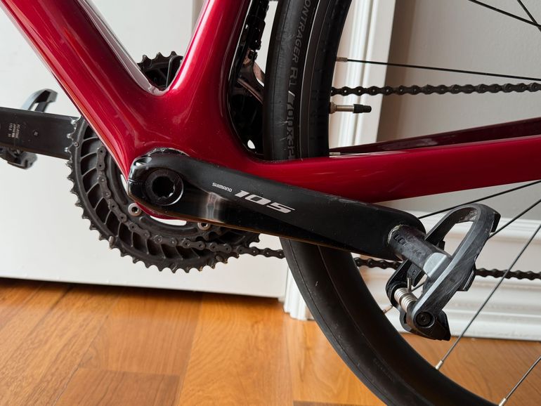 Used Trek Domane SL 5 2020 2020 Road & Gravel, Red — image 12 of 14