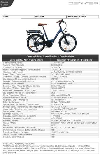 Brugt DENVER Urban 600 2023 Urban — billede 9 af 9