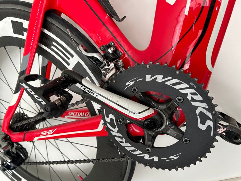 Used Specialized Shiv Pro SRAM RED 2012 2012 Road & Gravel, Red — image 2 of 4