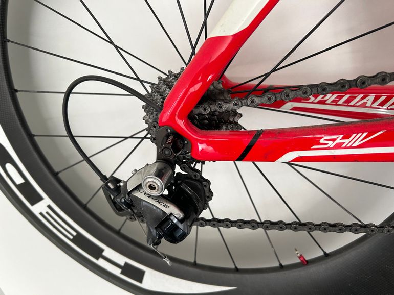 Used Specialized Shiv Pro SRAM RED 2012 2012 Road & Gravel, Red — image 3 of 4