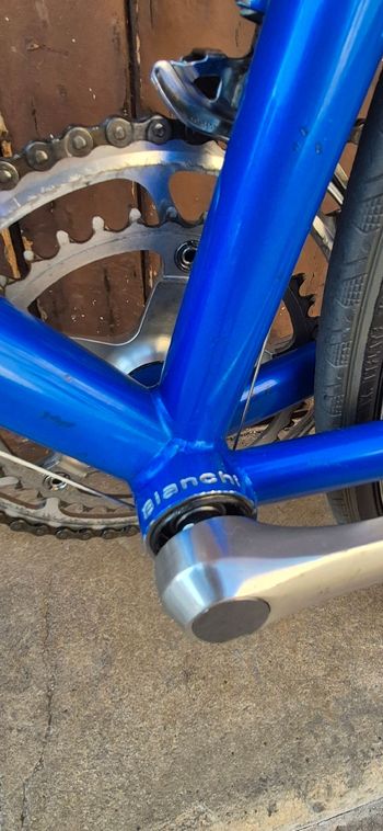 Bianchi columbus genius Custom Shimano 600 1996 Road & Gravel usato, Blu — immagine 10 di 13