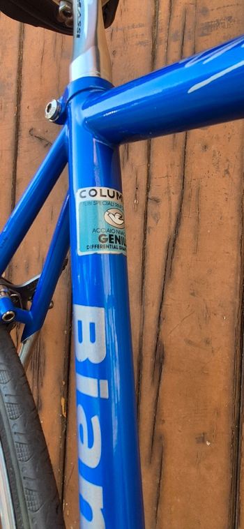 Bianchi columbus genius Custom Shimano 600 1996 Road & Gravel usato, Blu — immagine 11 di 13