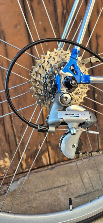 Bianchi columbus genius Custom Shimano 600 1996 Road & Gravel usato, Blu — immagine 5 di 13