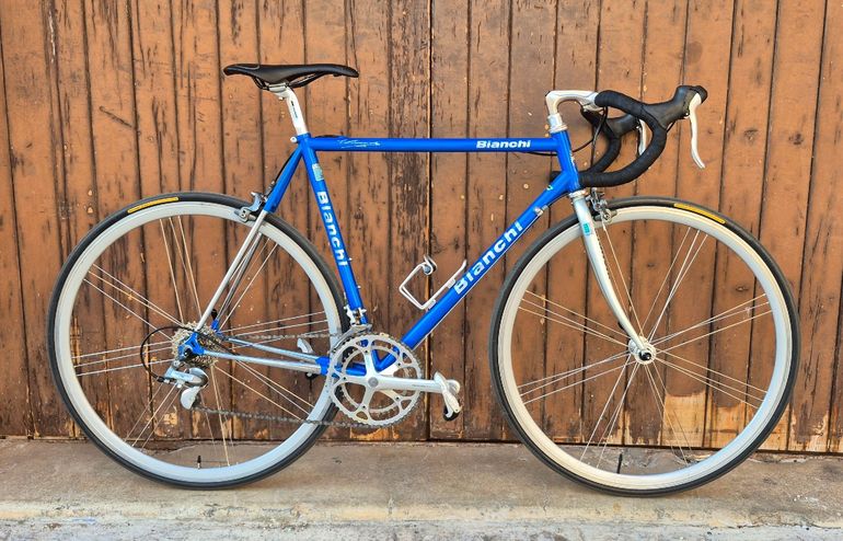 Bianchi columbus genius Custom Shimano 600 1996 Road & Gravel usato, Blu — immagine 3 di 13