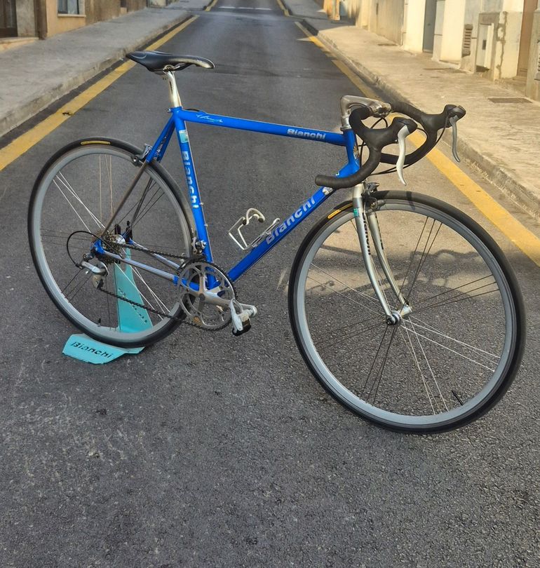 Bianchi columbus genius Custom Shimano 600 1996 Road & Gravel usato, Blu — immagine 12 di 13