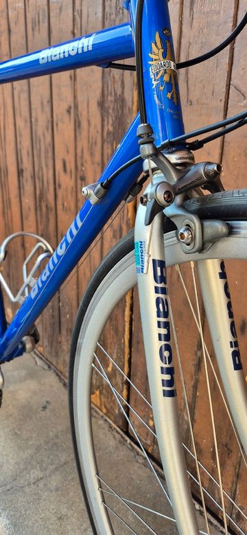 Gebrauchtes Bianchi columbus genius Custom Shimano 600 1996 Road & Gravel, Blau — Bild 7 von 13