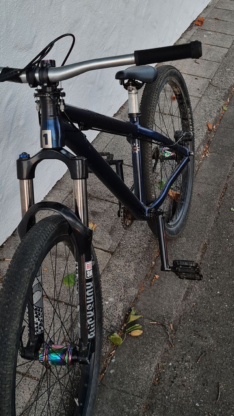 Used Octane One Custom Single Speed / Fixed Gear 2022 Mountainbike, Blue — image 4 of 11