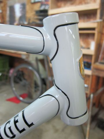 Brugt Jordan Hufnagel Custom Steel Road Frameset – ENVE / Chris King / Columbus Custom Steel Road Frameset 2012 Road & Gravel — billede 4 af 18