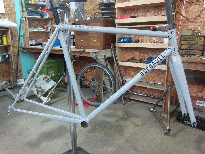 Used Jordan Hufnagel Custom Steel Road Frameset – ENVE / Chris King / Columbus Custom Steel Road Frameset 2012 Road & Gravel