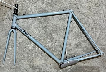 Brugt Jordan Hufnagel Custom Steel Road Frameset – ENVE / Chris King / Columbus Custom Steel Road Frameset 2012 Road & Gravel — billede 9 af 18