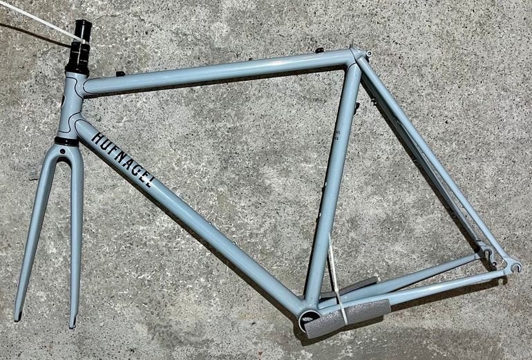 Brugt Jordan Hufnagel Custom Steel Road Frameset – ENVE / Chris King / Columbus Custom Steel Road Frameset 2012 Road & Gravel — billede 9 af 18