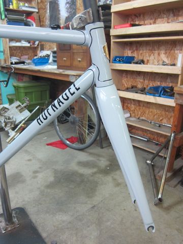 Brugt Jordan Hufnagel Custom Steel Road Frameset – ENVE / Chris King / Columbus Custom Steel Road Frameset 2012 Road & Gravel — billede 6 af 18