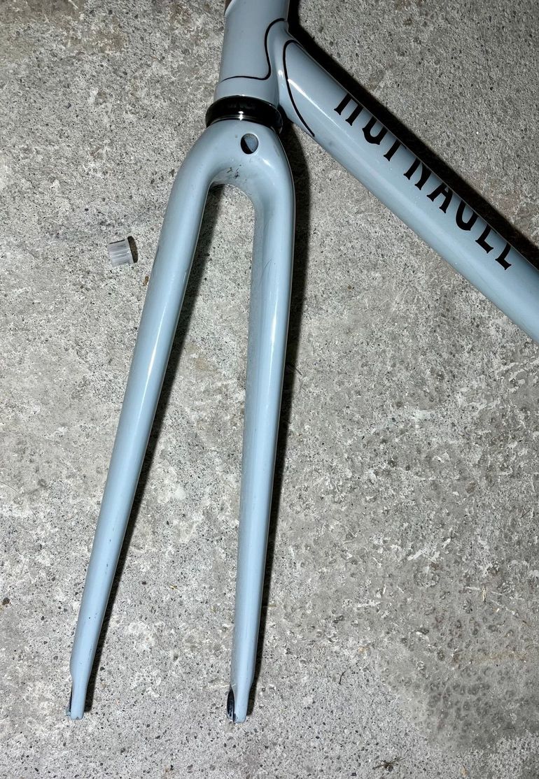 Brugt Jordan Hufnagel Custom Steel Road Frameset – ENVE / Chris King / Columbus Custom Steel Road Frameset 2012 Road & Gravel — billede 10 af 18
