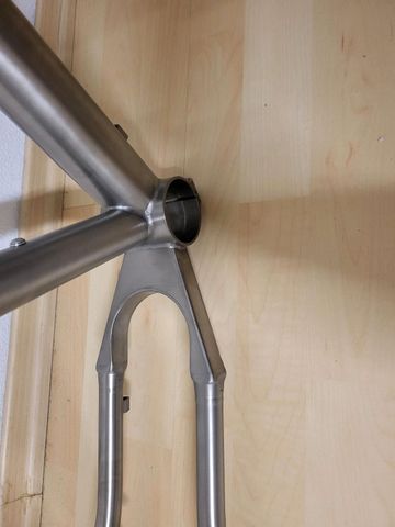 Used Idworkx Racing TiRohler Frameset NEU Rohloff 2014 Mountainbike, Light Gray — image 4 of 6