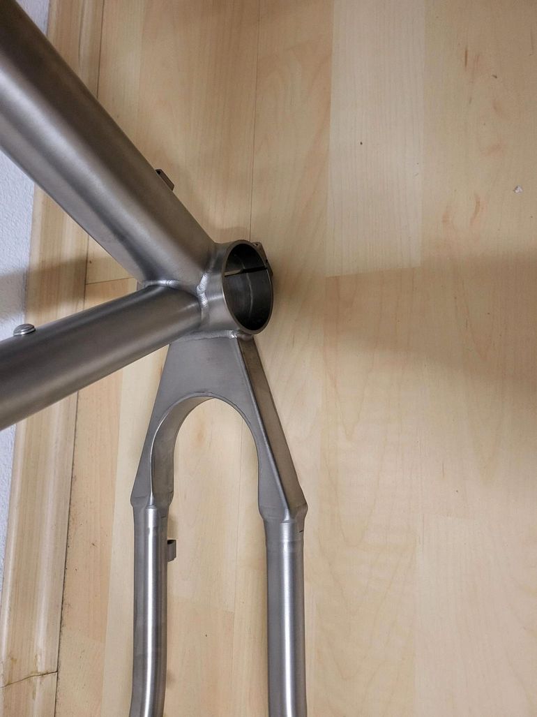 Used Idworkx Racing TiRohler Frameset NEU Rohloff 2014 Mountainbike, Light Gray — image 4 of 6