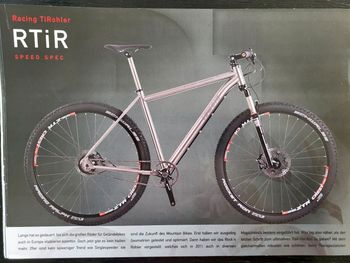 Used Idworkx Racing TiRohler Frameset NEU Rohloff 2014 Mountainbike, Light Gray — image 6 of 6