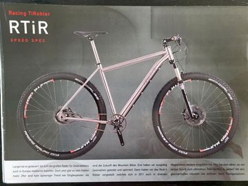 Used Idworkx Racing TiRohler Frameset NEU Rohloff 2014 Mountainbike, Light Gray — image 6 of 6