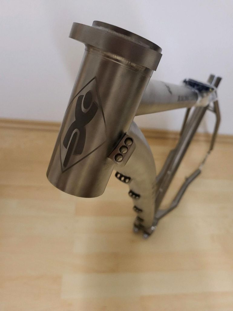 Used Idworkx Racing TiRohler Frameset NEU Rohloff 2014 Mountainbike, Light Gray — image 3 of 6