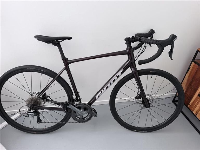 Used Giant Contend AR 2 2021 2021 Road & Gravel, Purple — image 4 of 9