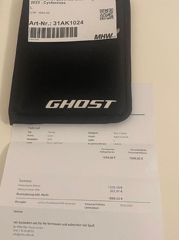 Brugt Ghost Asket Shimano GRX 2023 Road & Gravel — billede 23 af 25