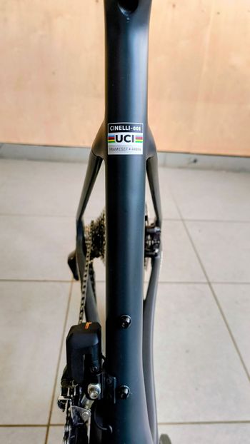 Gebrauchtes Cinelli Pressure ADR Shimano 105 Di2 2026 Road & Gravel, Hellgrau — Bild 8 von 8
