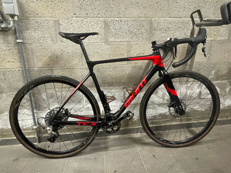 Used Giant TCX Advanced Apex Gun Metal Black 2018 Road & Gravel