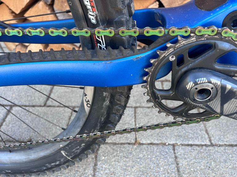 Used Last Tarvo SRAM XX1 Eagle AXS 2021 Mountainbike, Blue — image 3 of 6