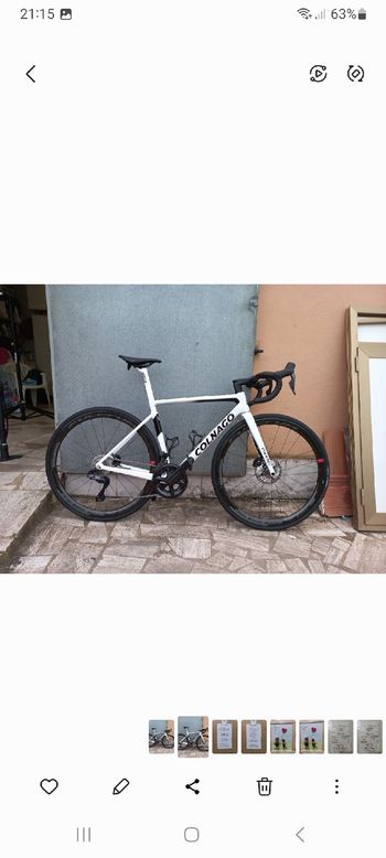 Used Colnago V3 Shimano Ultegra Di2 2024 Road & Gravel, White — image 3 of 3