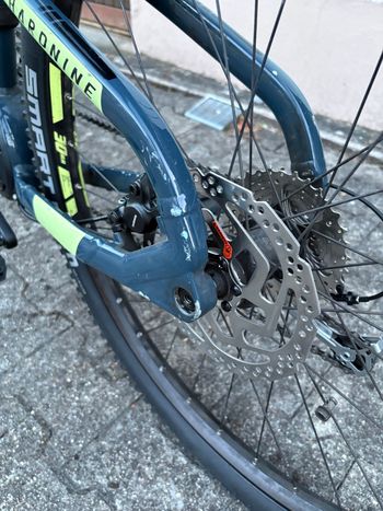 Used Haibike HardNine 5 2021 2021 Mountainbike, Blue, 29 — image 5 of 10