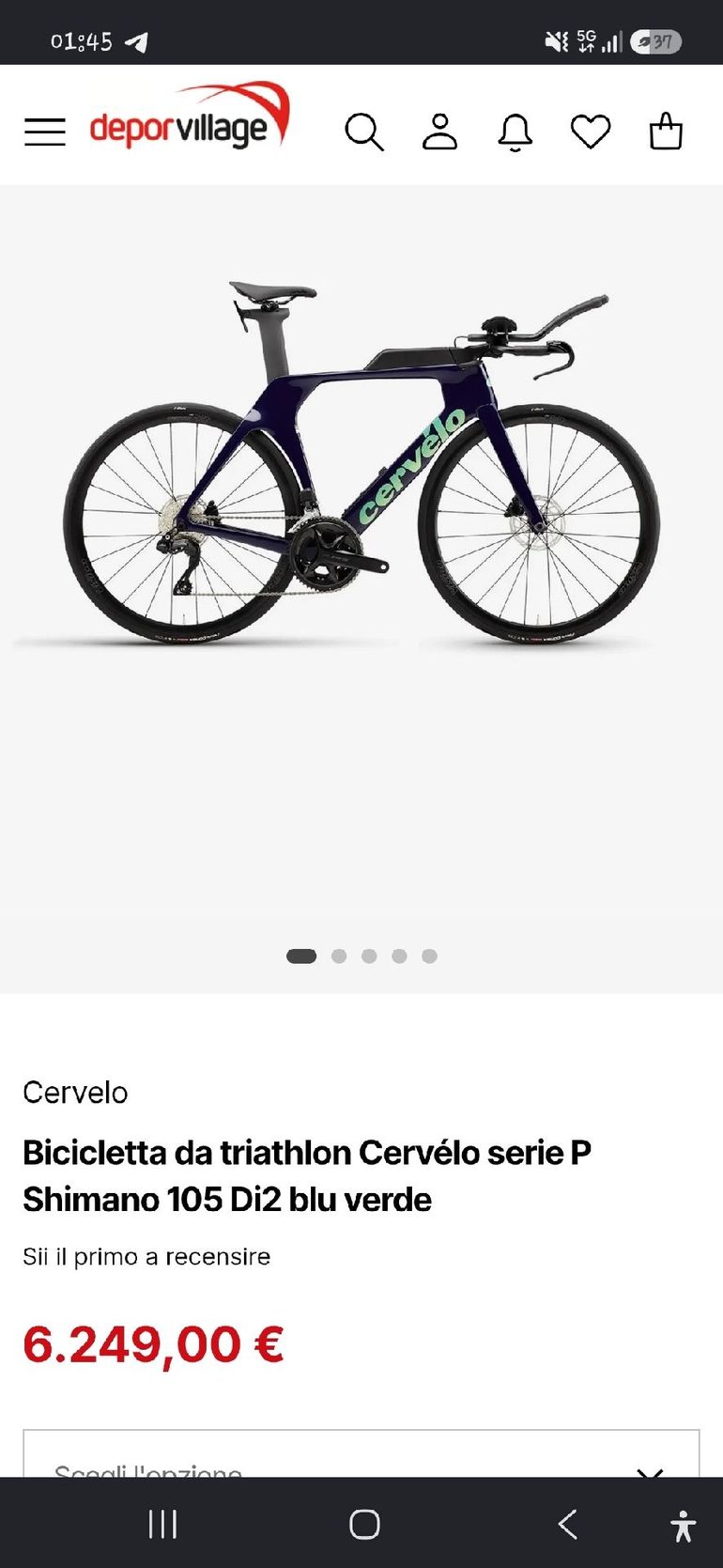 Brugt Cervélo P-Series 105 2024 2024 Road & Gravel — billede 5 af 5