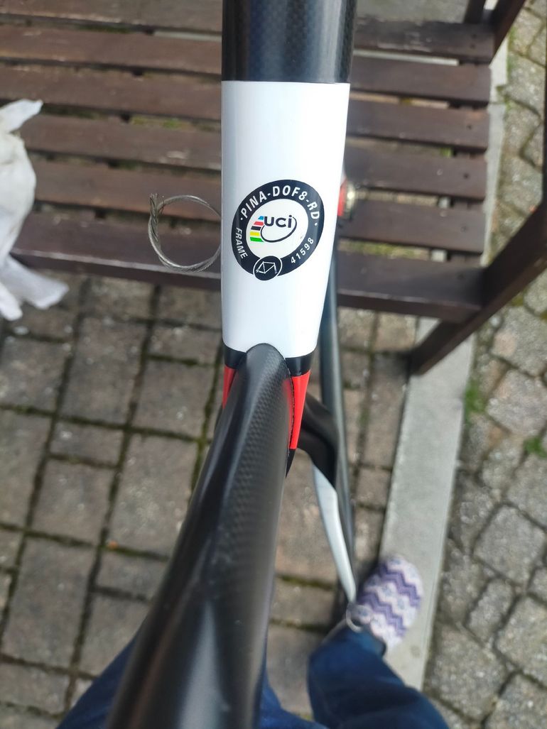 Gebrauchtes Pinarello Dogma F8 Frameset 2019 Frameset 2019 Road & Gravel, Rot — Bild 8 von 10